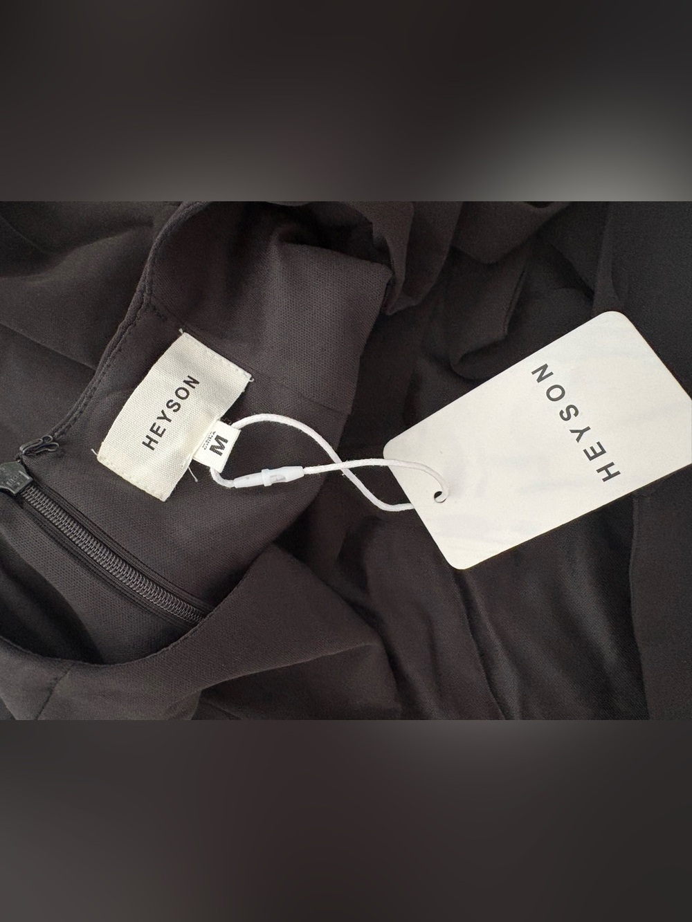 Taylor Ruffled Black Romper - Picture 7 of 9